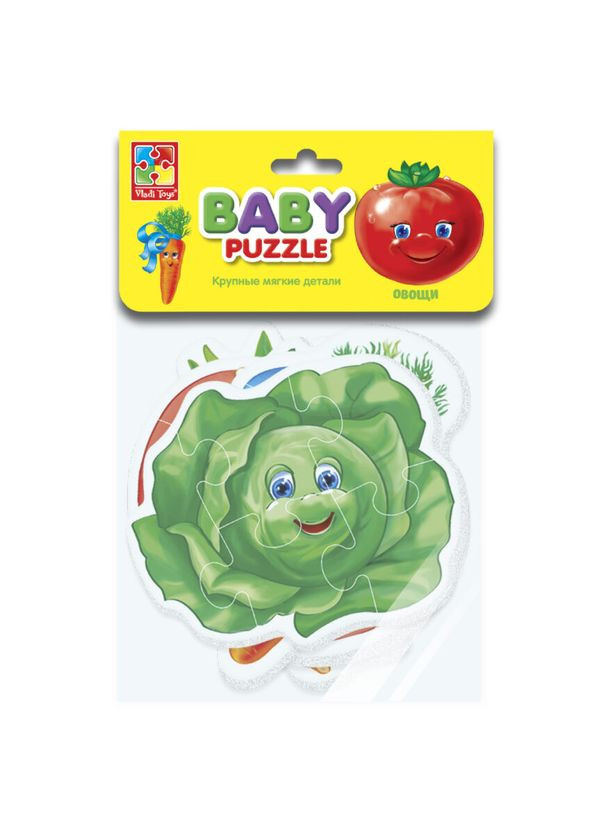 Baby Puzzle «Овощи» VT110603 16 элементов (4820174841126) Vladi toys (292707718)