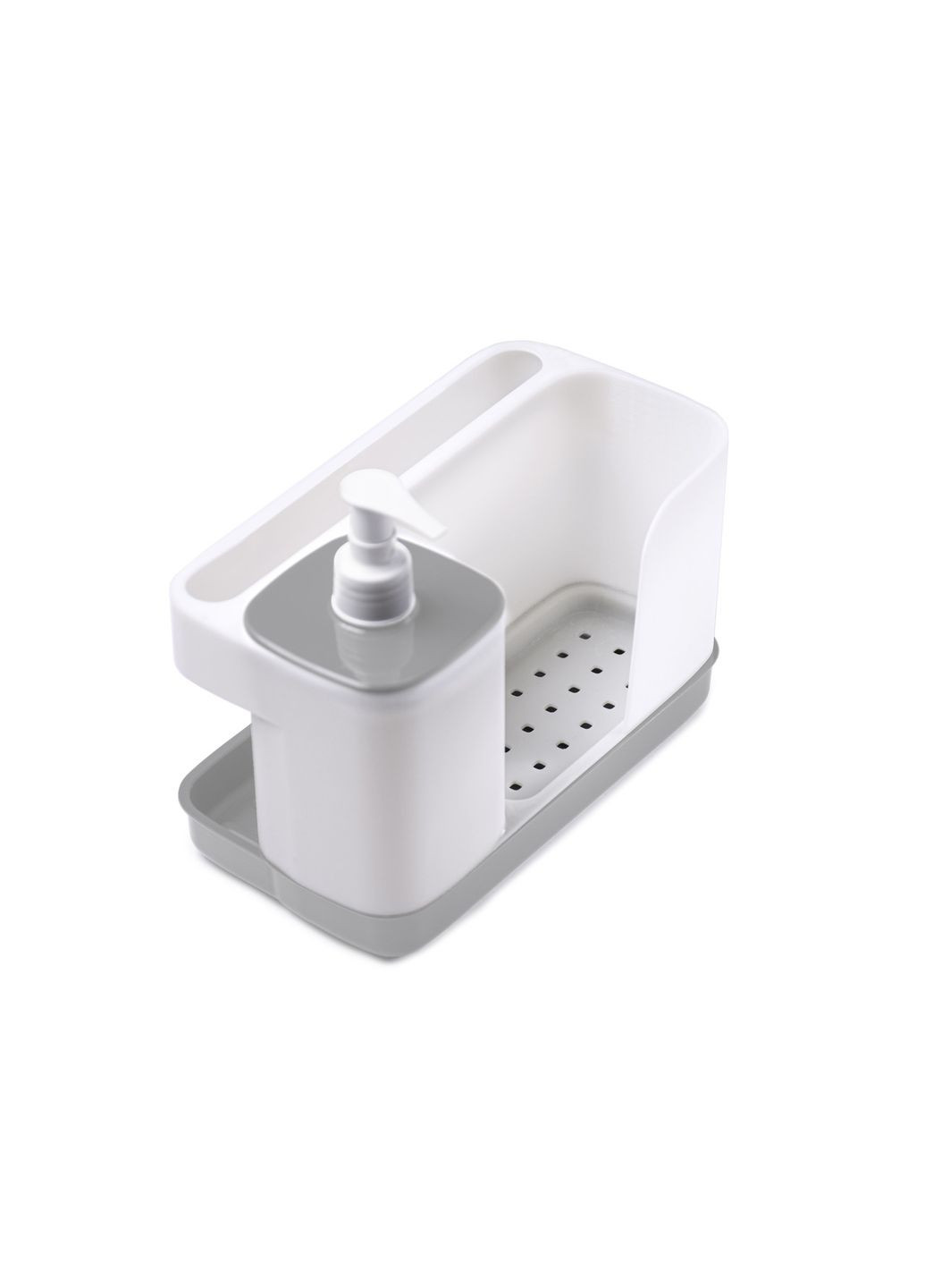 Органайзер кухонний з дозатором для миючого засобу, біло-сірий Snips (329407407)