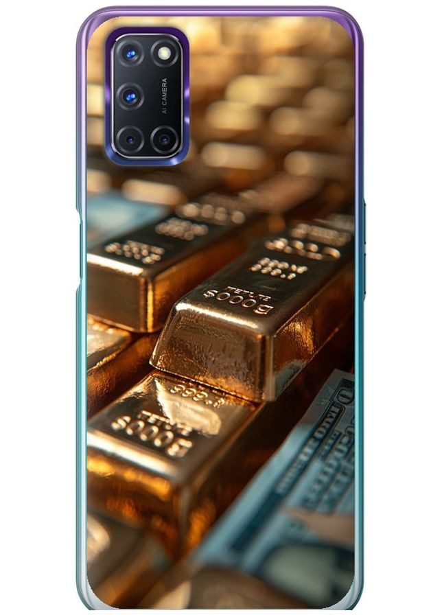 Силиконовый чехол 'Сияние золота' для Endorphone oppo a72 (291130281)