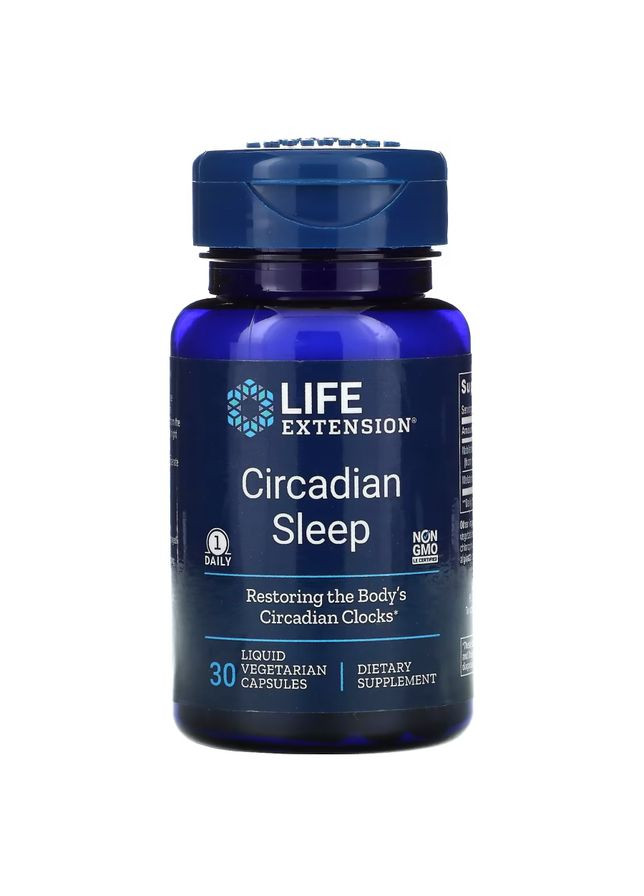 Натуральна добавка Circadian Sleep, 30 вегакапсул Life Extension (334891392)