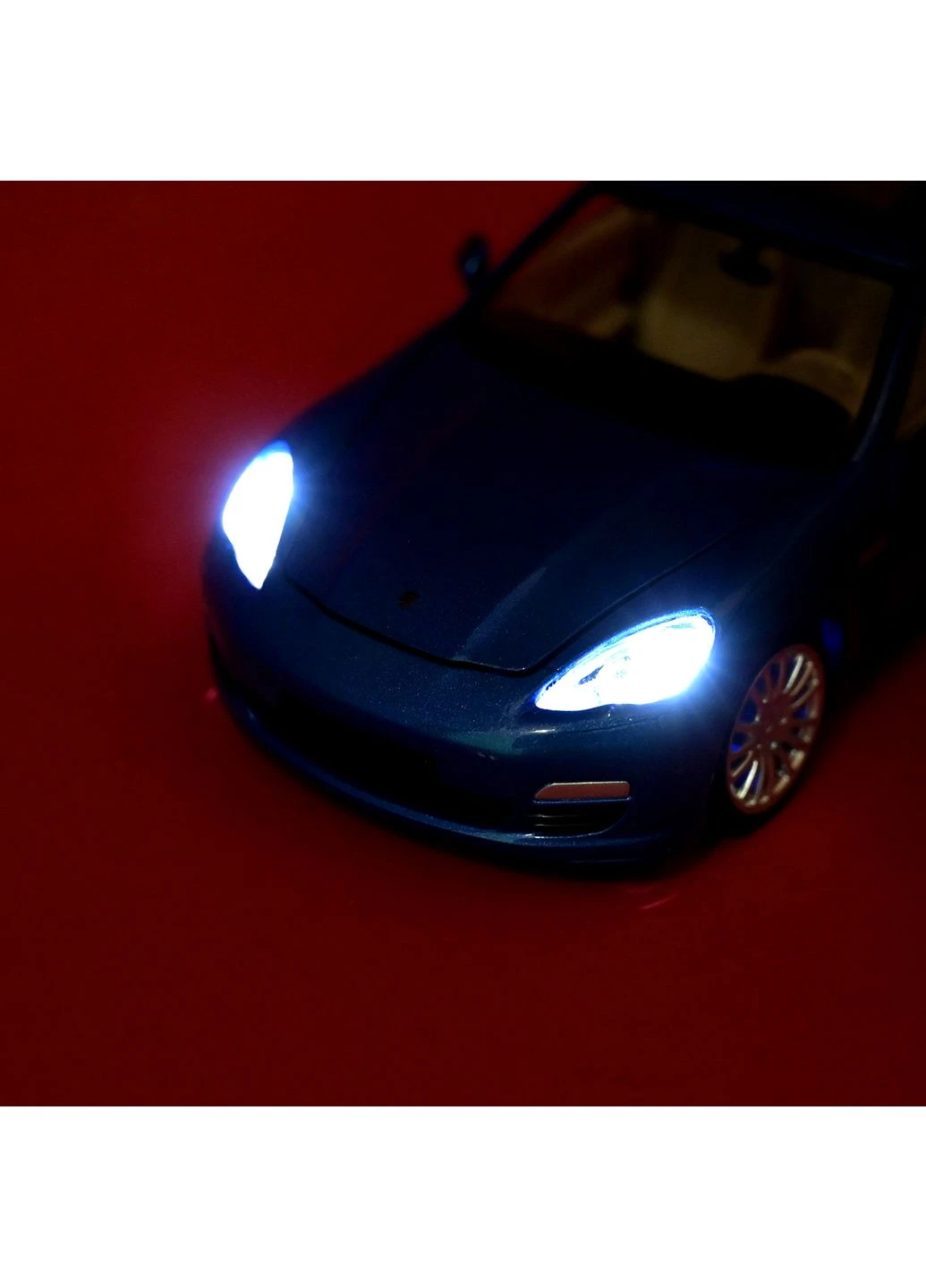 Машинка металева 68245A "Porsche Panamera S" 1:24, світло, звук, відкр.двері, капот, багажник, в коробці (4897071920025) Синій АВТОПРОМ (367114921)