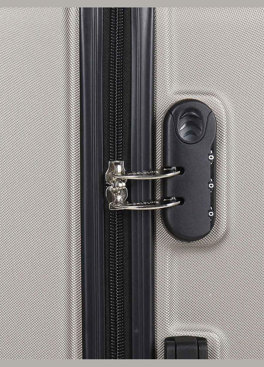 Валіза Франція велика L шампань 76х49х30см/95л/4.0кг/ 625 WORLDLINE (324802389)