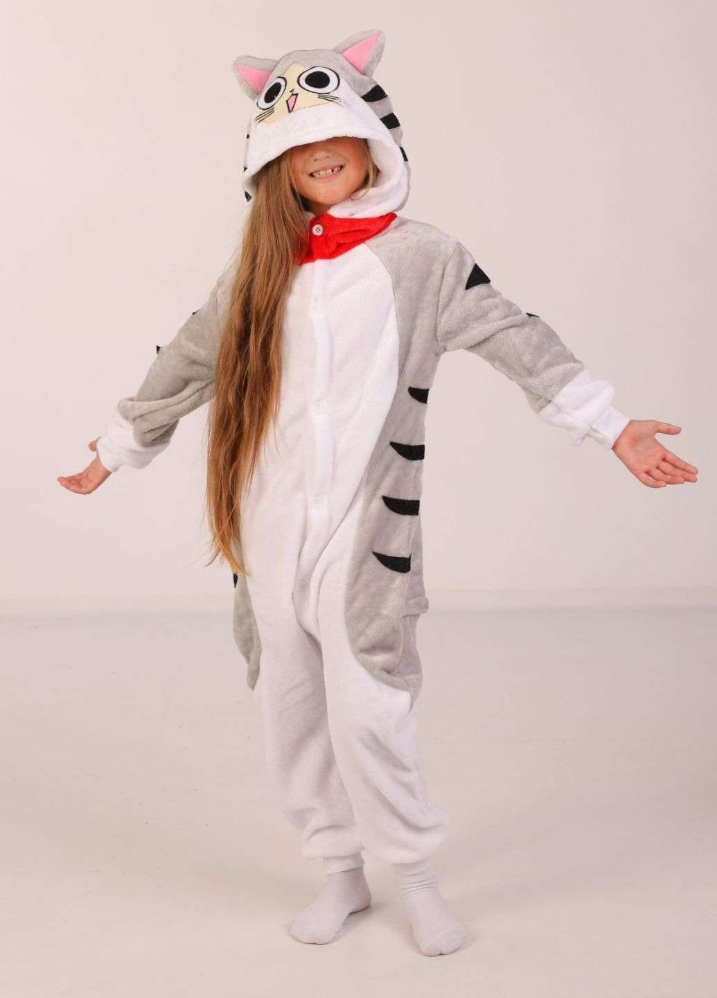 Детское кигуруми Кот Чи с хвостиком и капюшоном с ушками My Kigu (365437090)