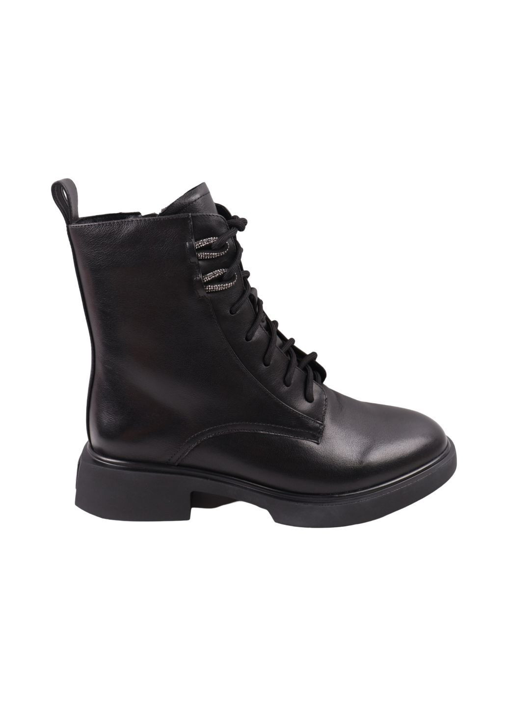 Черевики жіночі чорні натуральна шкіра Molka 342-24DHC (302228728)