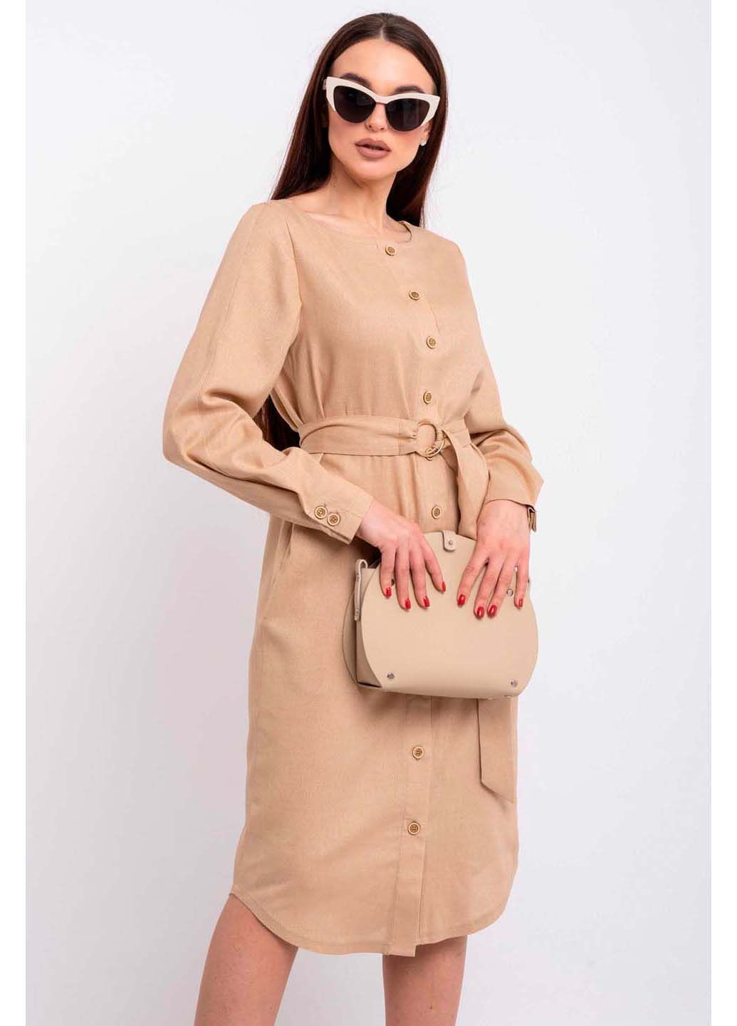 Бежевое платье Ри Мари