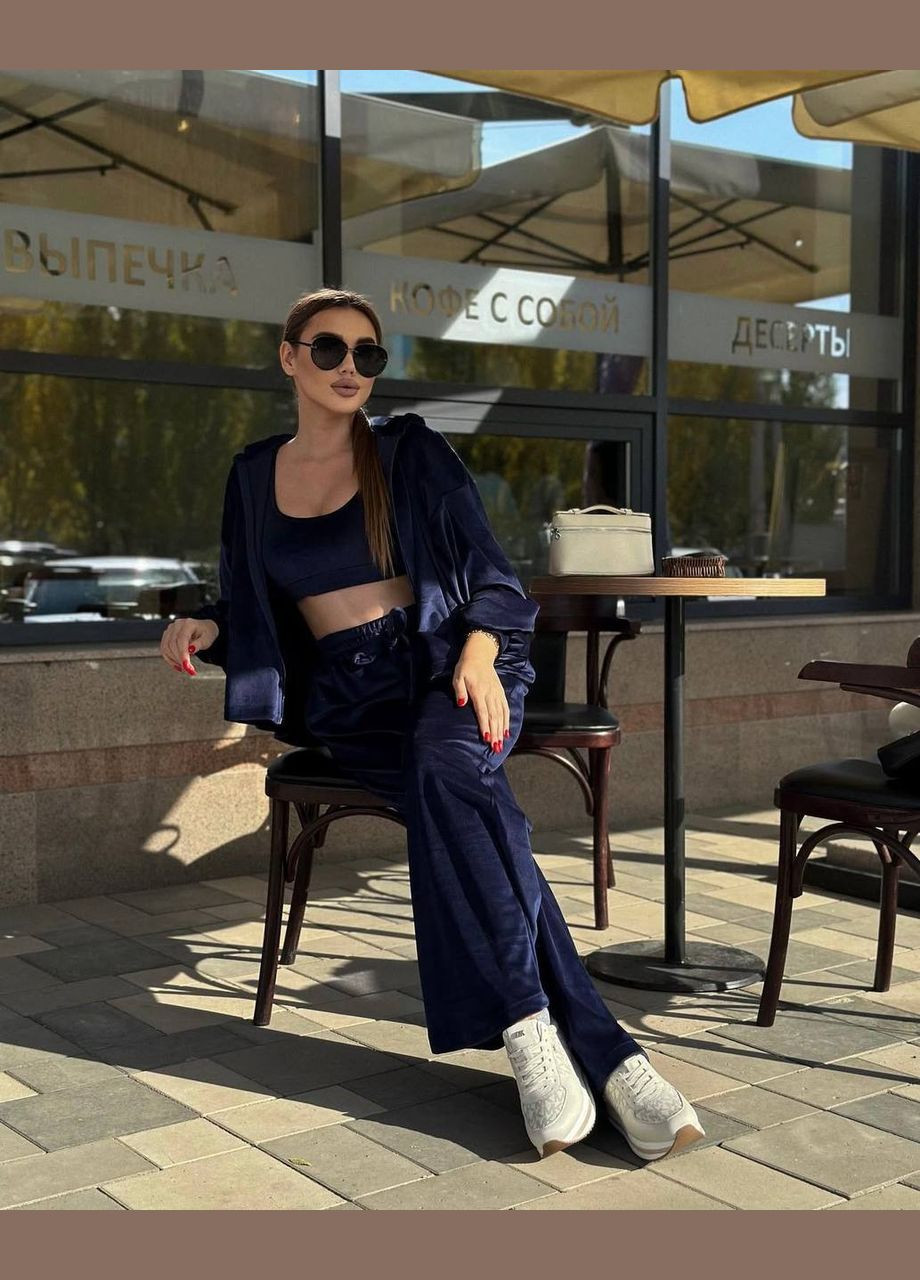 Велюровый костюм тройка Osoblyva (345642656)