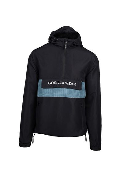 Чорна демісезонна вітровка bolton windbreaker, (06369335) Gorilla Wear