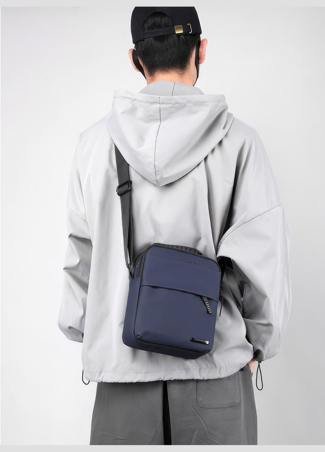Барсетка мужская через плечо / мужская сумка кросс-боди / барсетка из нейлона OnePro (278811241)