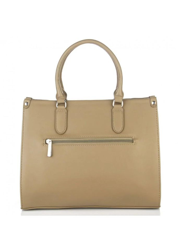 Женская сумка шоппер (тоут) с ручками классическая, размер 33 × 26 × 14 см 6910-3 бежевая David Jones (314874147)