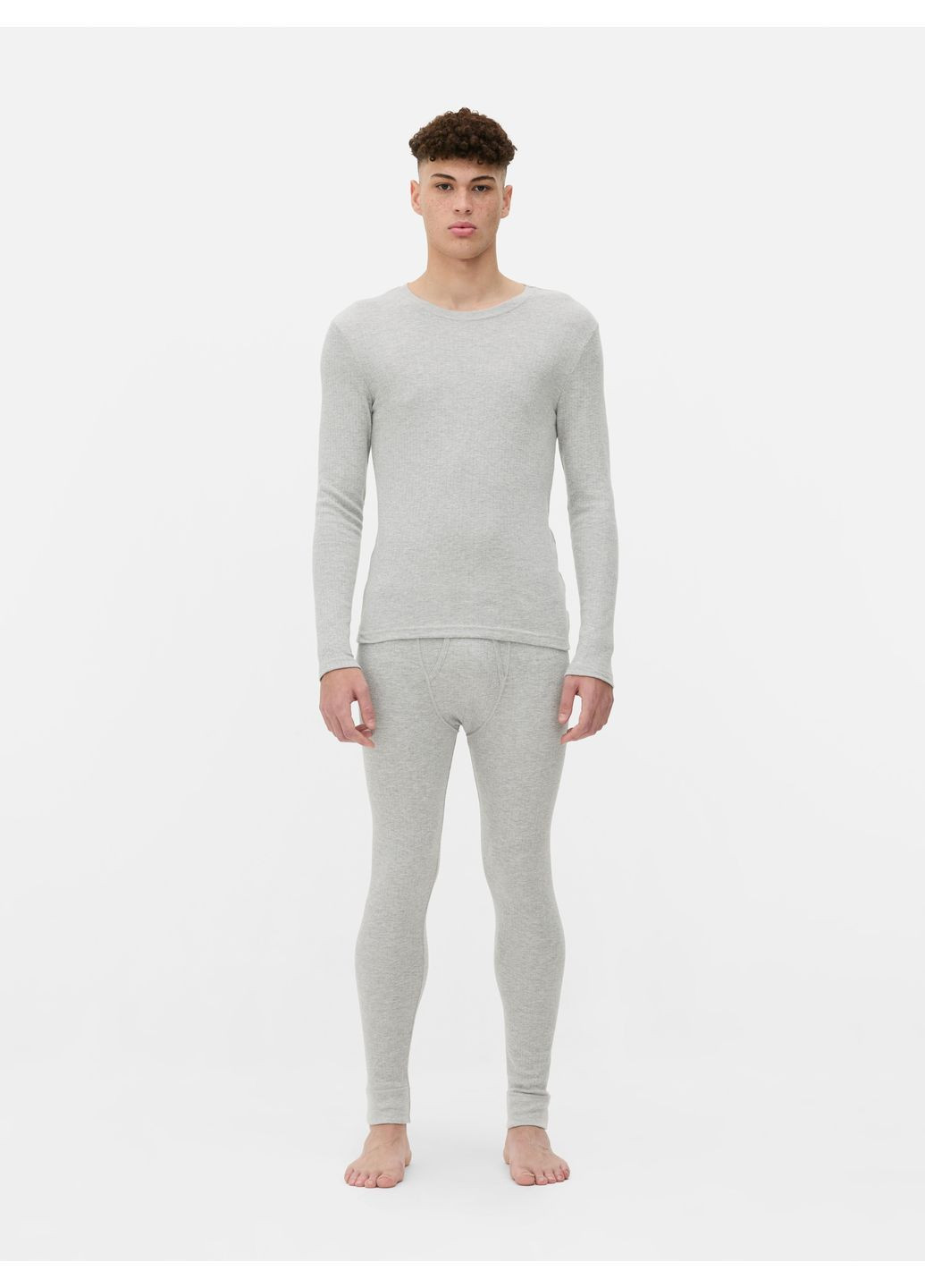 Серый спортивный лонгслив Primark