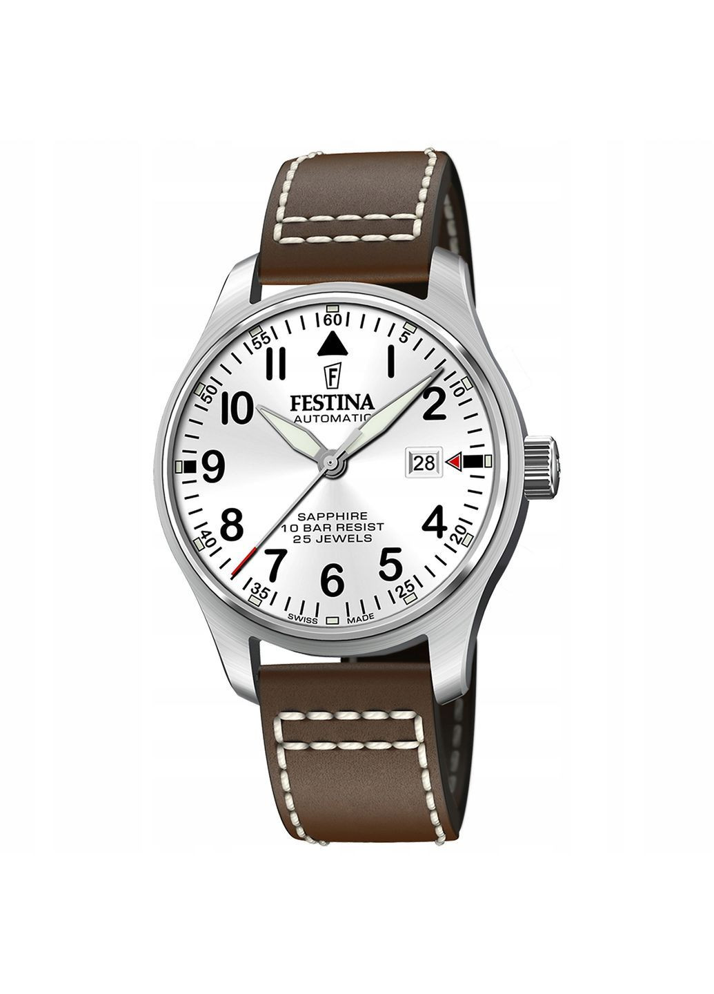 Чоловічий наручний годинник 4575381 Сріблястий (F20151/1) Festina (366424009)