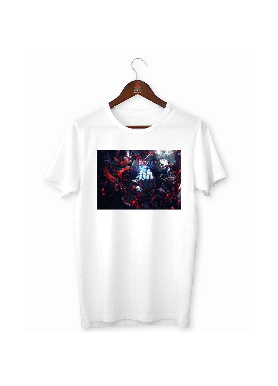 Футболка белая с аниме принтом "Jujutsu Kaisen Магическая битва Choso Чосо манипуляция кровью" Кавун футболка (316345854)