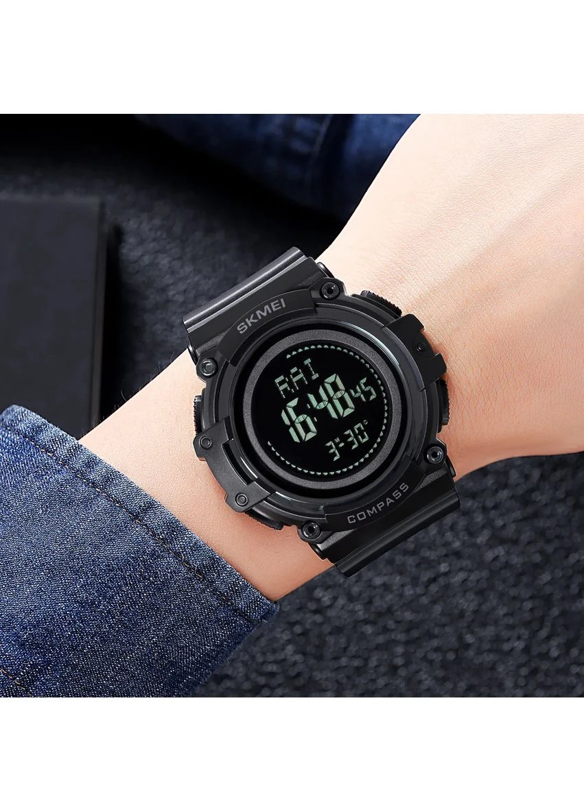 Часы Полимерный корпус 50 м Чёрные Skmei (393479430)