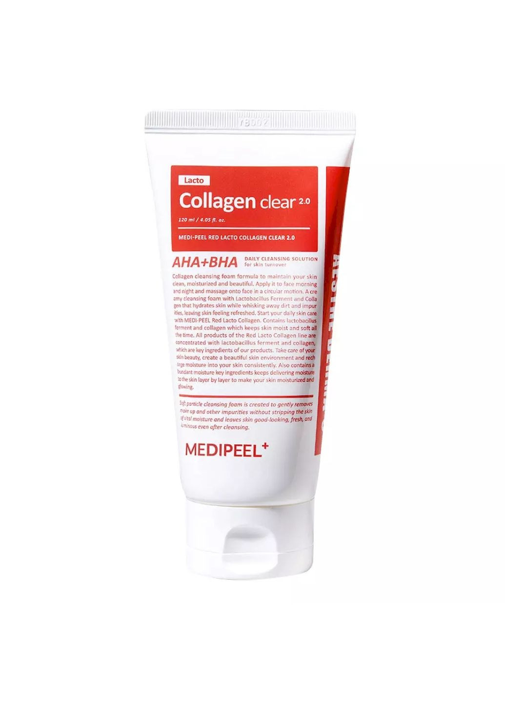 Кислотна пінка RED LACTO COLLAGEN CLEAR 2.0 з колагеном та пробіотиками,100 мл Medi Peel (291001294)