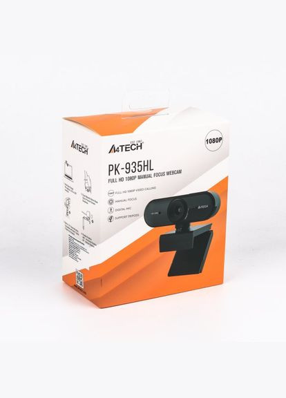 Веб-камера A4-Tech PK-935HL, 1080P, USB 2.0, встроенный микрофон, крепление 1/4'' под штатив A4Tech (333824799)