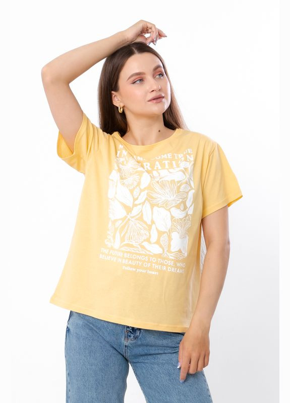 Футболка женская (оверсайз) (p-14215) Носи своє - (363044003)