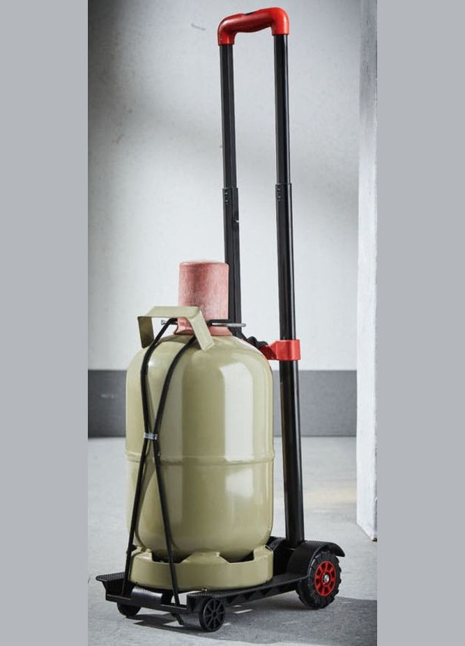 Складаний транспортний візок тачка 1743193358 Чорна Parkside (297643310)