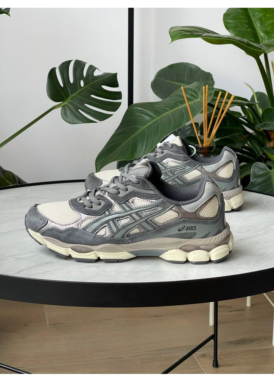 Кросівки жіночі і чоловічі Asics Gel-NYC beige gray brown | Асікс Гель-НЮК бежеві сірі коричневі No Brand бежеві демісезони (355797383)