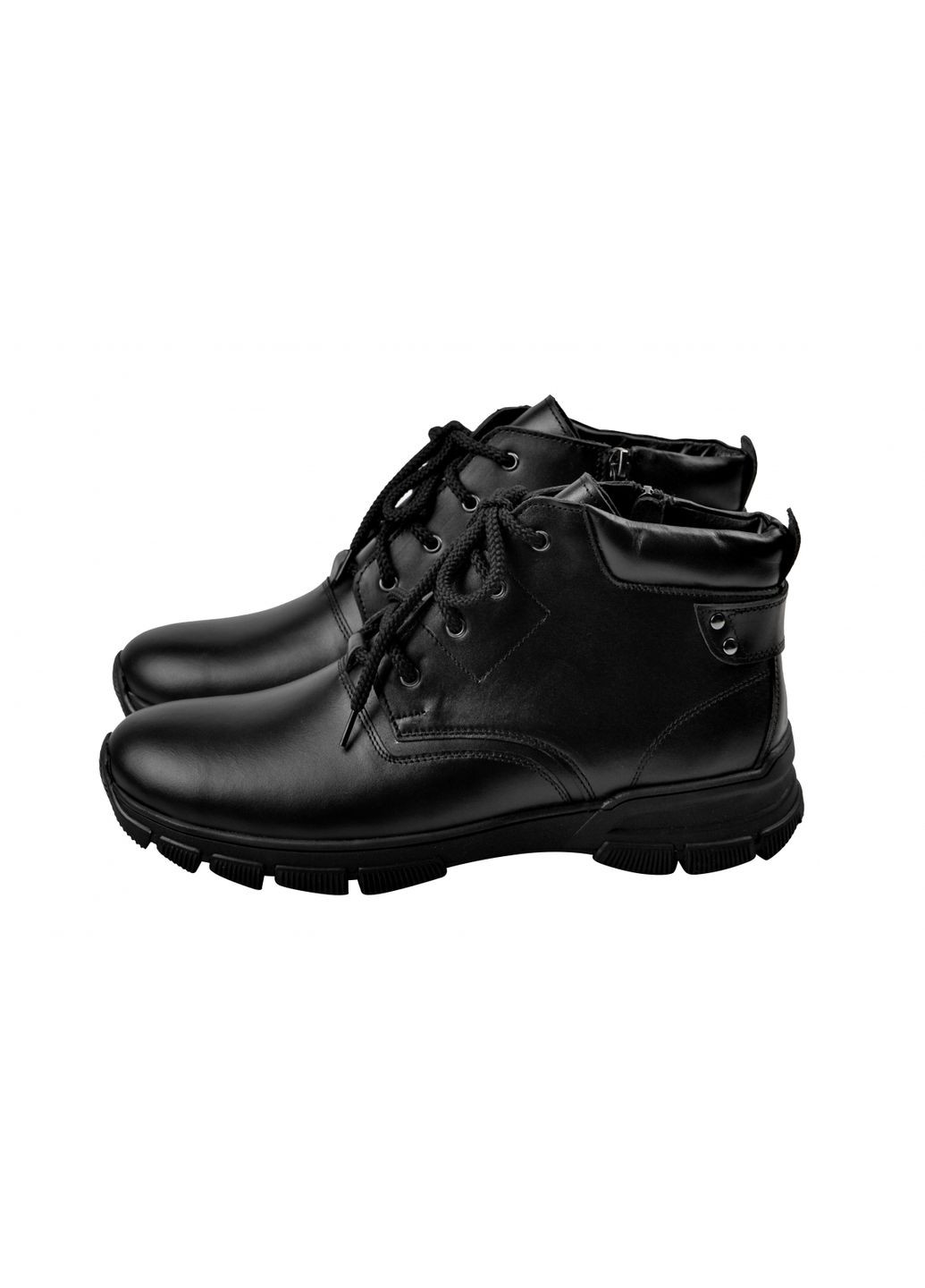 Черные зимние черевики 121118 Леомода