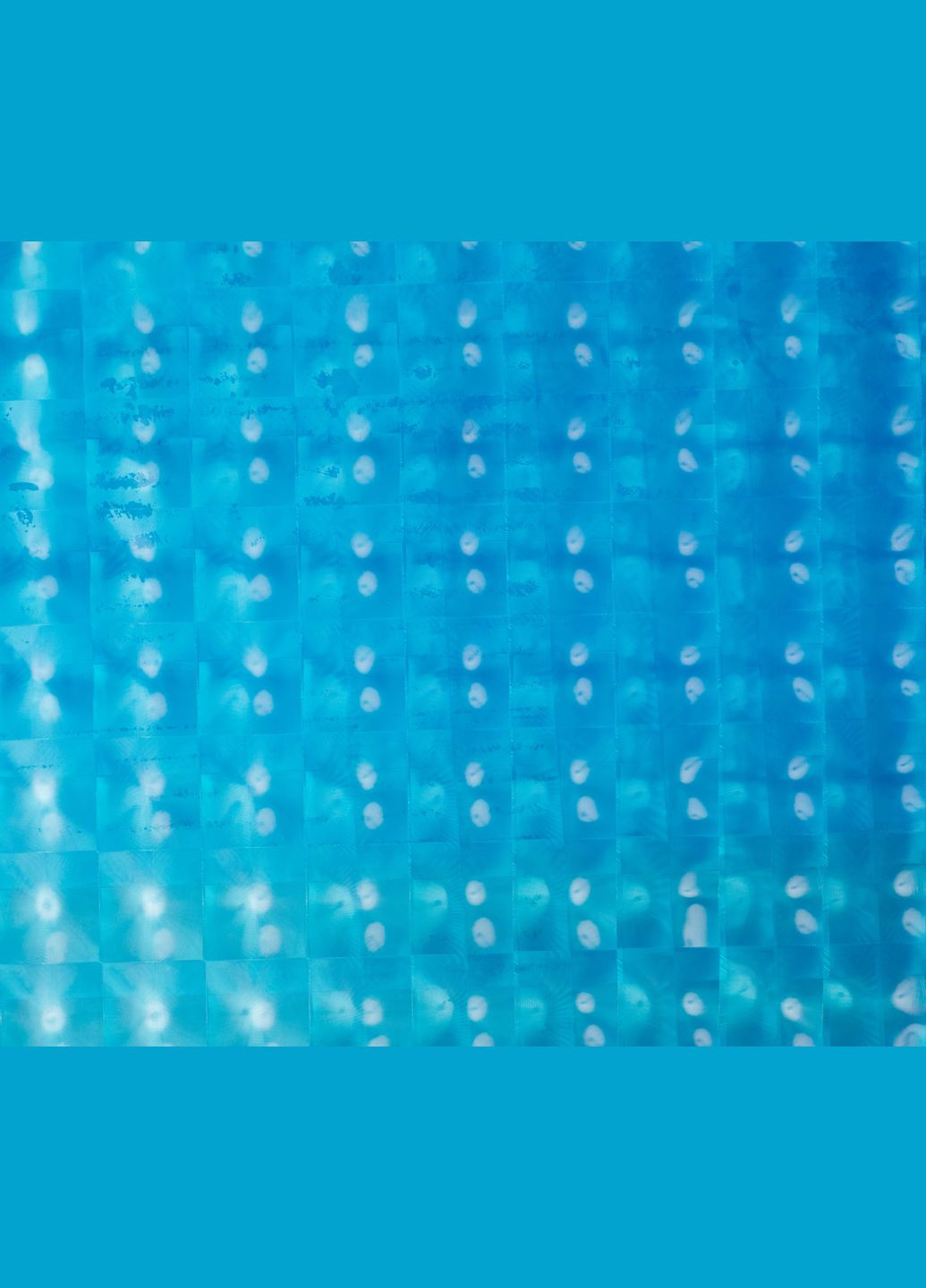 Шторка 3D для ванної кімнати 180х180 см Блакитний Kornel (284419873)