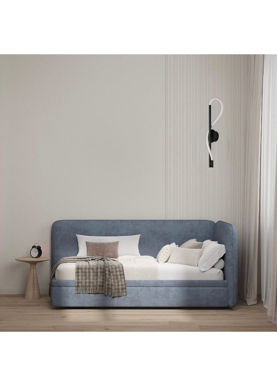 Бра/настіний світильник 22W 60см (86-AM6036A (600) BK) No Brand (370072529)