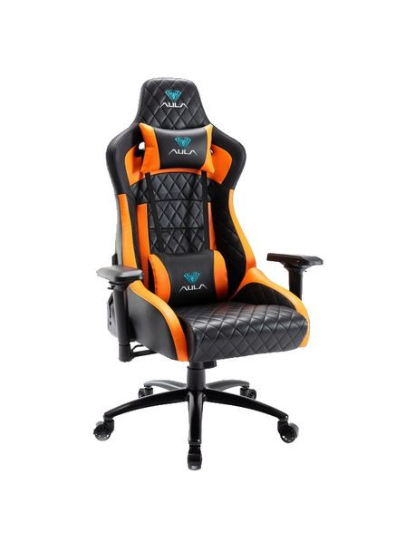 Кресло F1031 Black/Orange Aula (323042054)