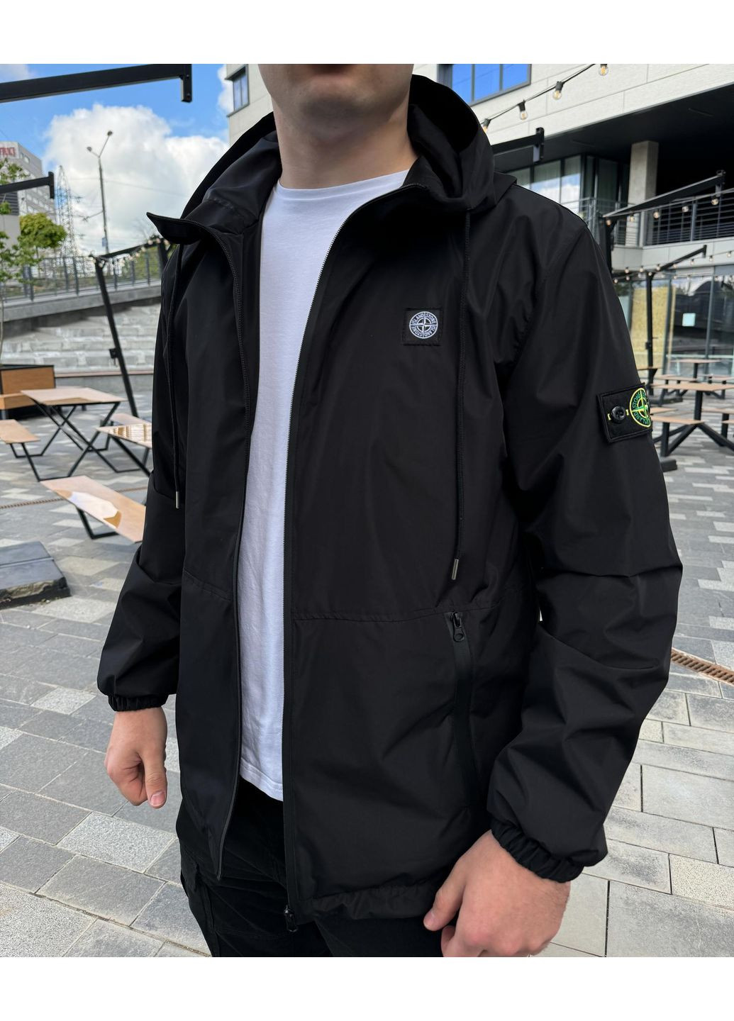 Черная ветровка Luna