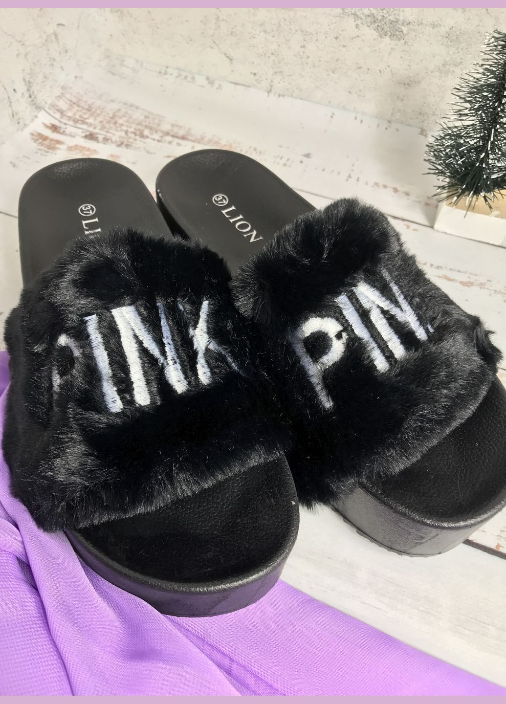 Капці жіночі Чорний (145) Lion (347236325)