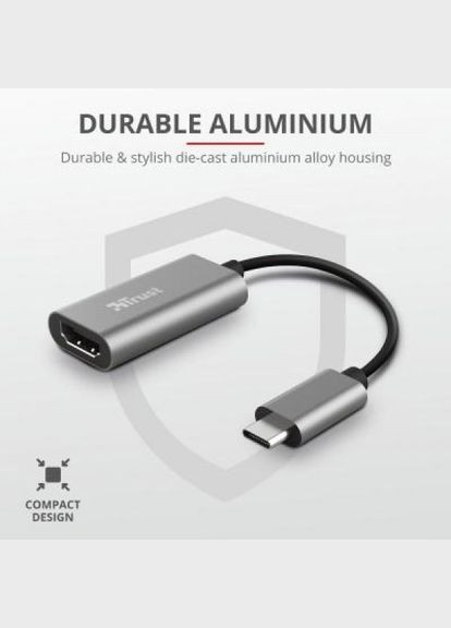 Кабель Trust usb-c to hdmi adapter (268145474)