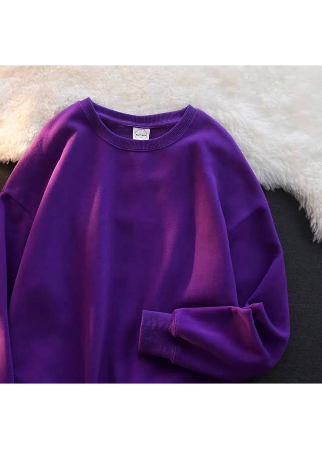 Фиолетовый свитшот однотонный (365769454)