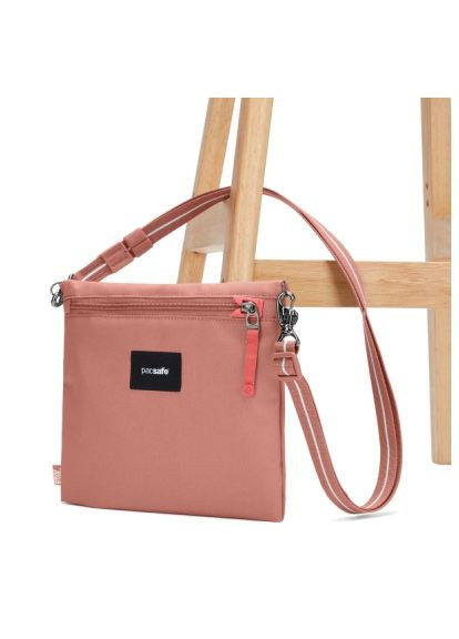 Сумка GO Crossbody pouch Розовая (35125340) Pacsafe GO Crossbody pouch Рожева (366158245)