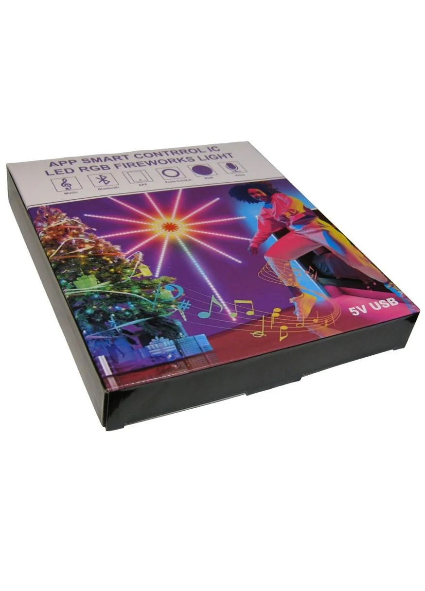 Салют светодиодная лента Bluetooth Фейерверк No Brand (337512580)