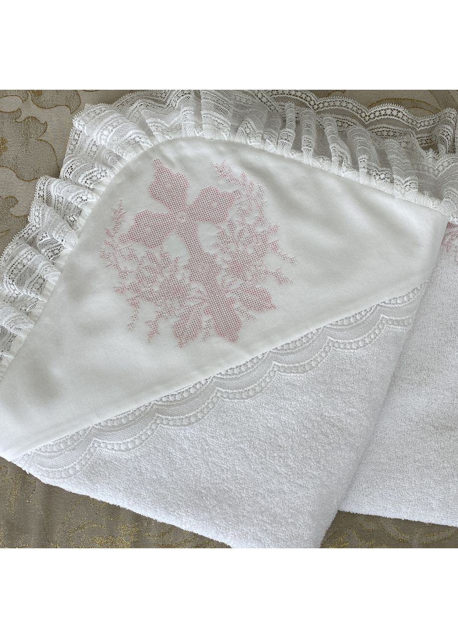 Крижма «Божена» (100x100 см): Розкішний шовковий оберіг No Brand (372992855)