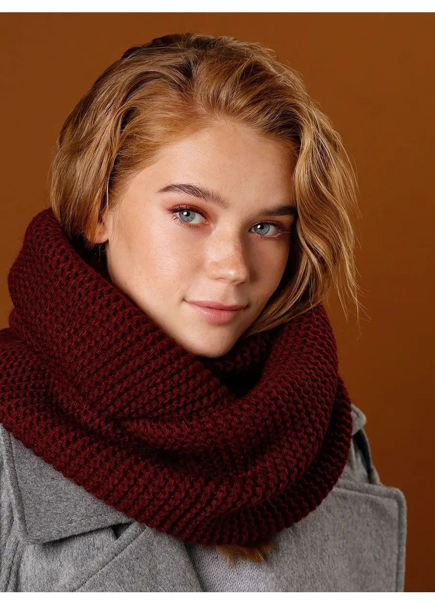 Женский снуд-хомут классический No Brand Хомут анжеліка (351348086)