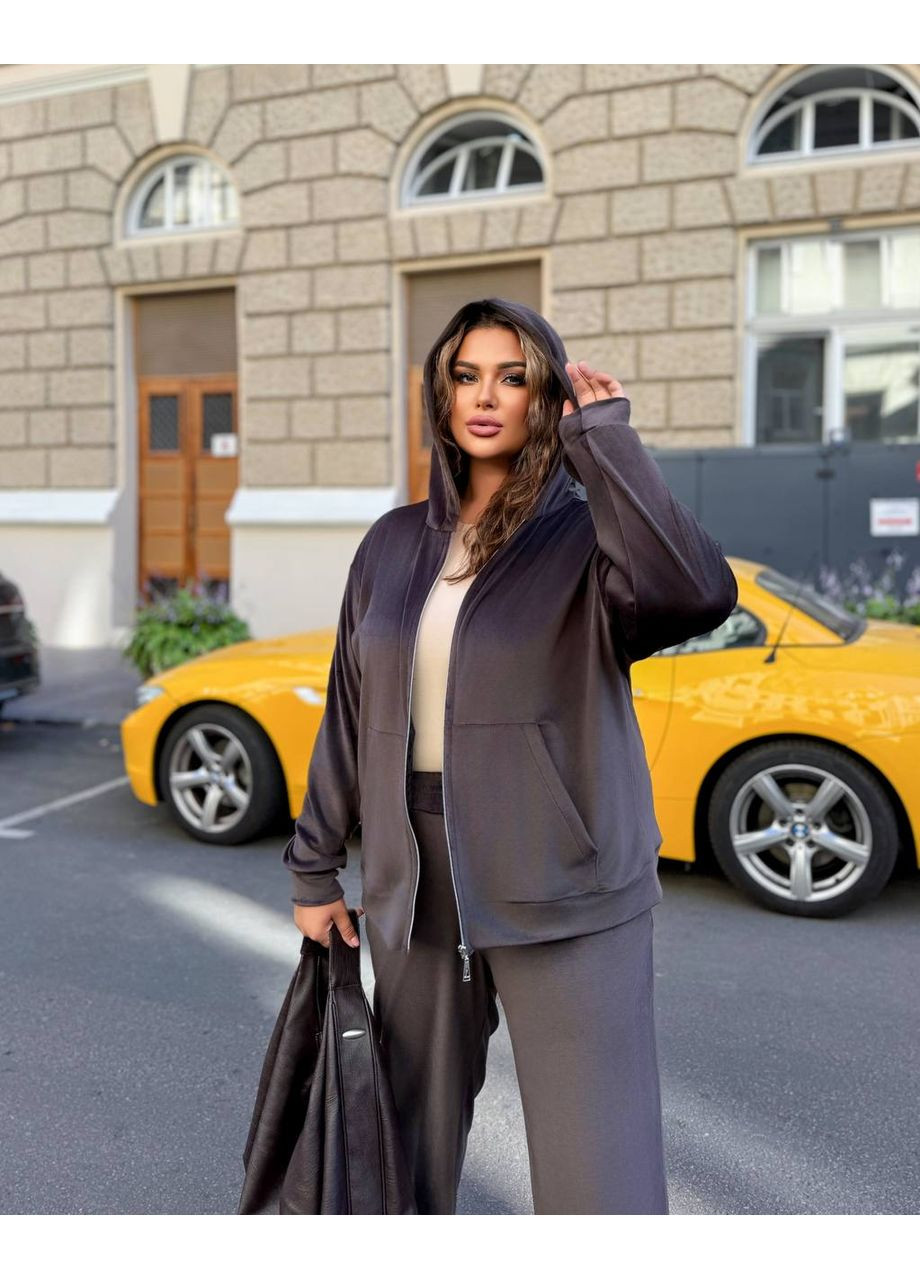 🔥Стильний костюм на змійці з велюра, Туреччина — ЗАМІРИ В ОПИСІ🔥 DK/DL Мода без кордонів (370493306)