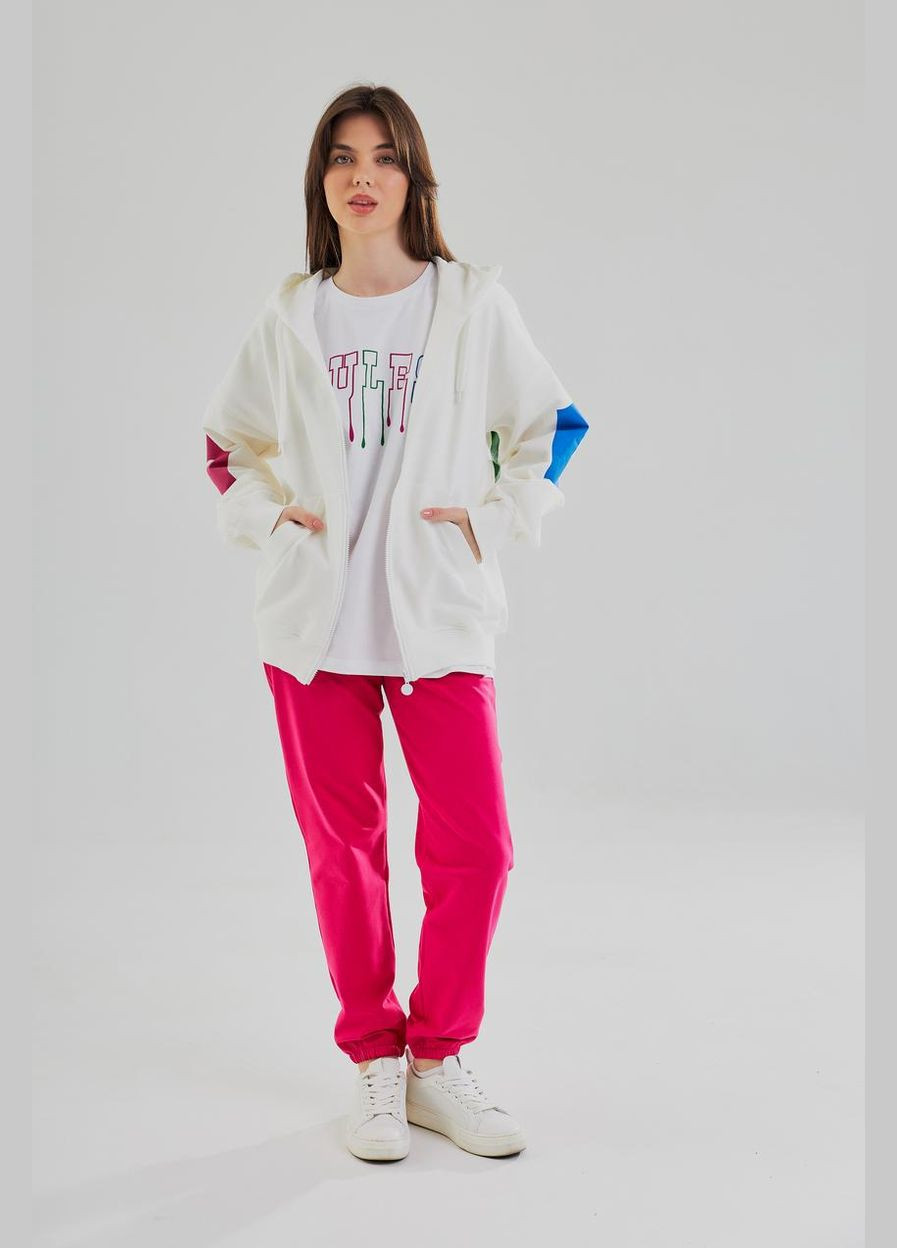 Спортивний костюм жіночий 2-х нитка з надписом на замку М129 UMON (316151779)