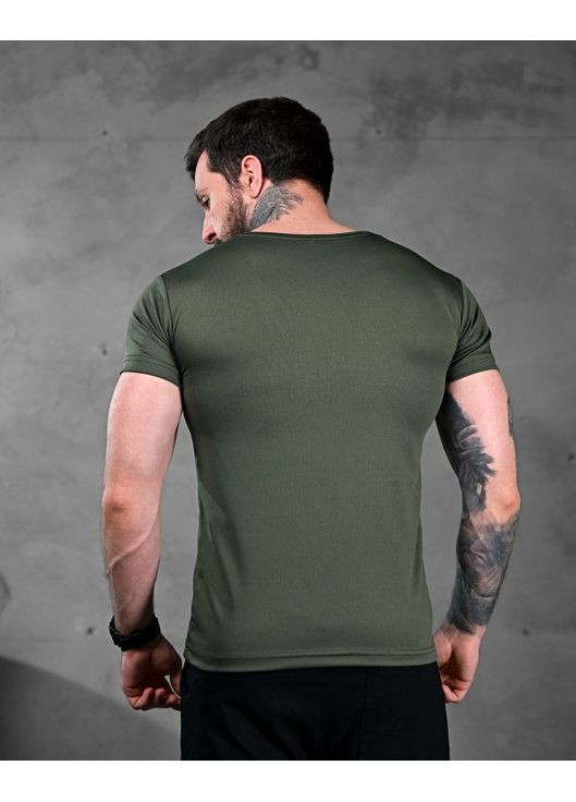 Армійська чоловіча футболка Череп олива Freedom (351638039)