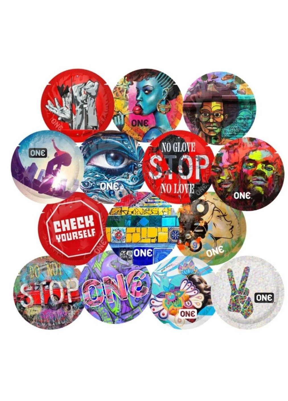 Презерватив Street Art Collection 1 шт One (395734341)