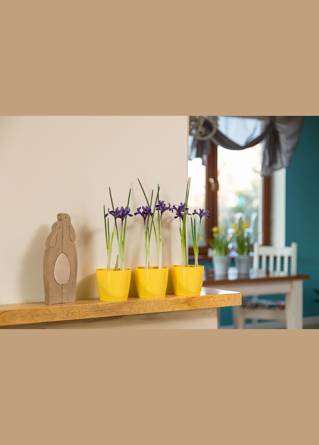 Кашпо Магнолія 180 жовтий, пластик Lamela (334731791)