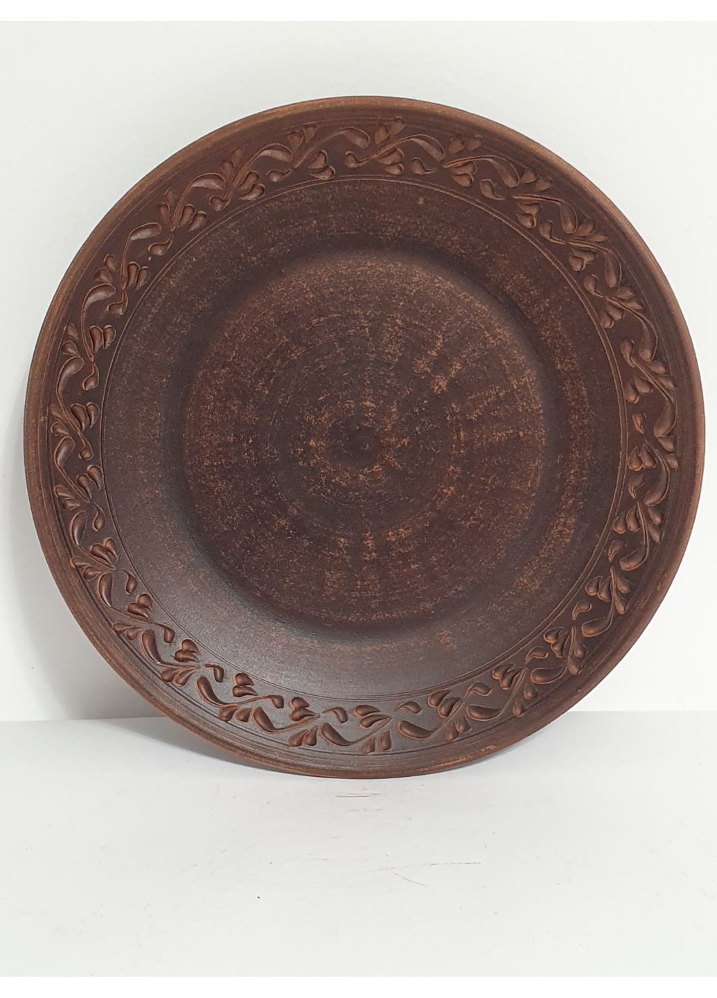 Тарілка 21 см., з червоної глини No Brand (329722753)