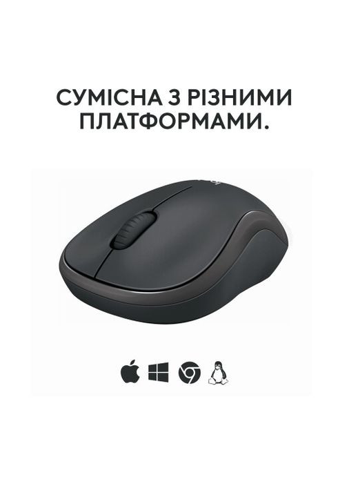 Миша M240 Bluetooth Mouse - GRAPHITE - SILENT (L910-007119) Logitech (360420508)