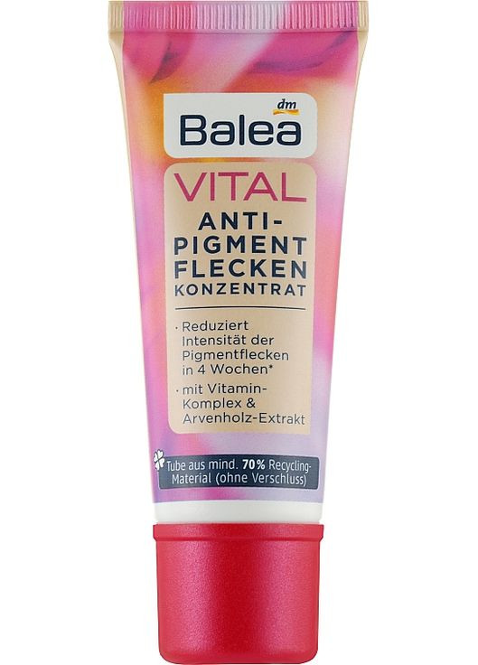 Концентрат проти пігментних плям для обличчя Vital 20ml (1131778-86674) Balea (368640247)