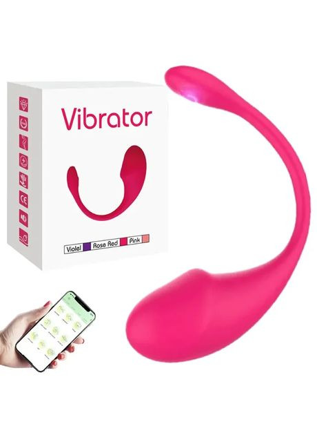 Смарт вібратор Candy для пар з дистанційним керуванням через додаток, вібро яйце з блютуз, стимуляція клітора і точки G STF (313111444)