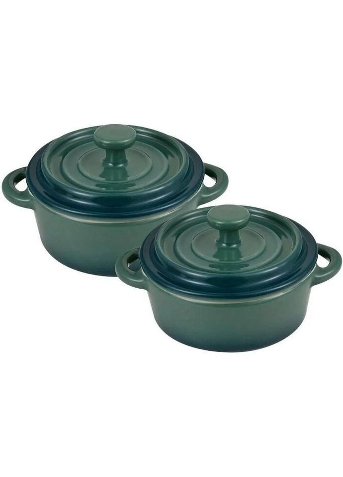 Набор кастрюль керамических Excalibur BG-13366-GR 4 предмета зеленый Bergner (319551675)