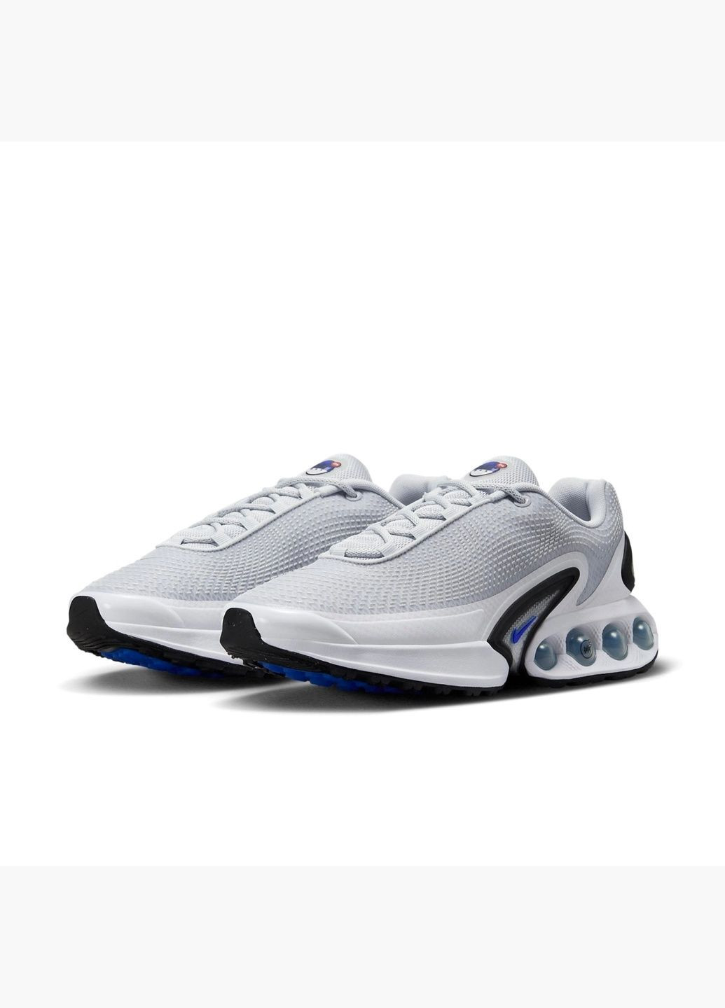 Сірі кросівки унісекс air max dn grey dv3337-005 Nike