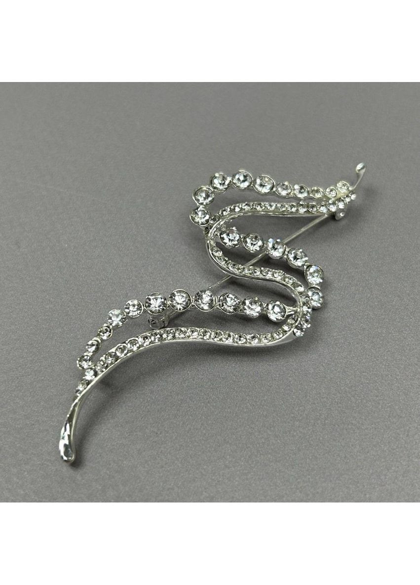 Брошка-шпилька «Сяйво» 8 см - світле срібло #88810 Plus-plus (352751424)