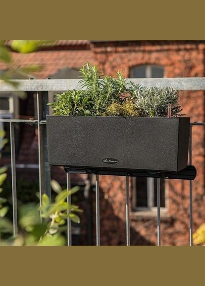 Вазон Balconera Stone 50 графітово-чорний 15652 Lechuza (316615905)