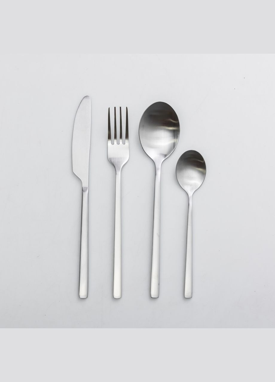 Набор столовых приборов на 6 персон 24 предмета столовый набор приборов Серебристый HP-20-24 Yiwu (324304999)