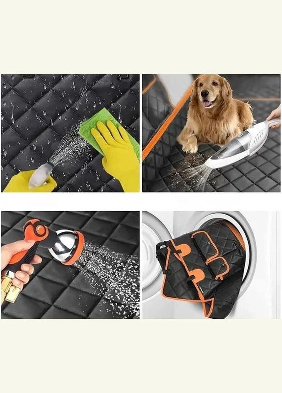 Автогамак для собак в автомобіль водонепроникний стьобаний / Накидка на сидіння для тварин No Brand (301083486)