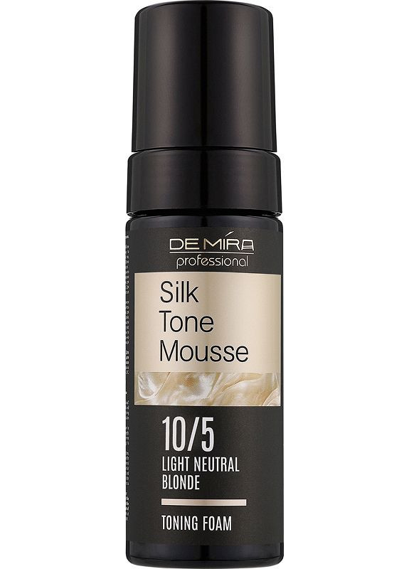 Тонуюча пінка для волосся 10/5 Silk Tone Mousse, 120 мл DeMira Professional (366088256)